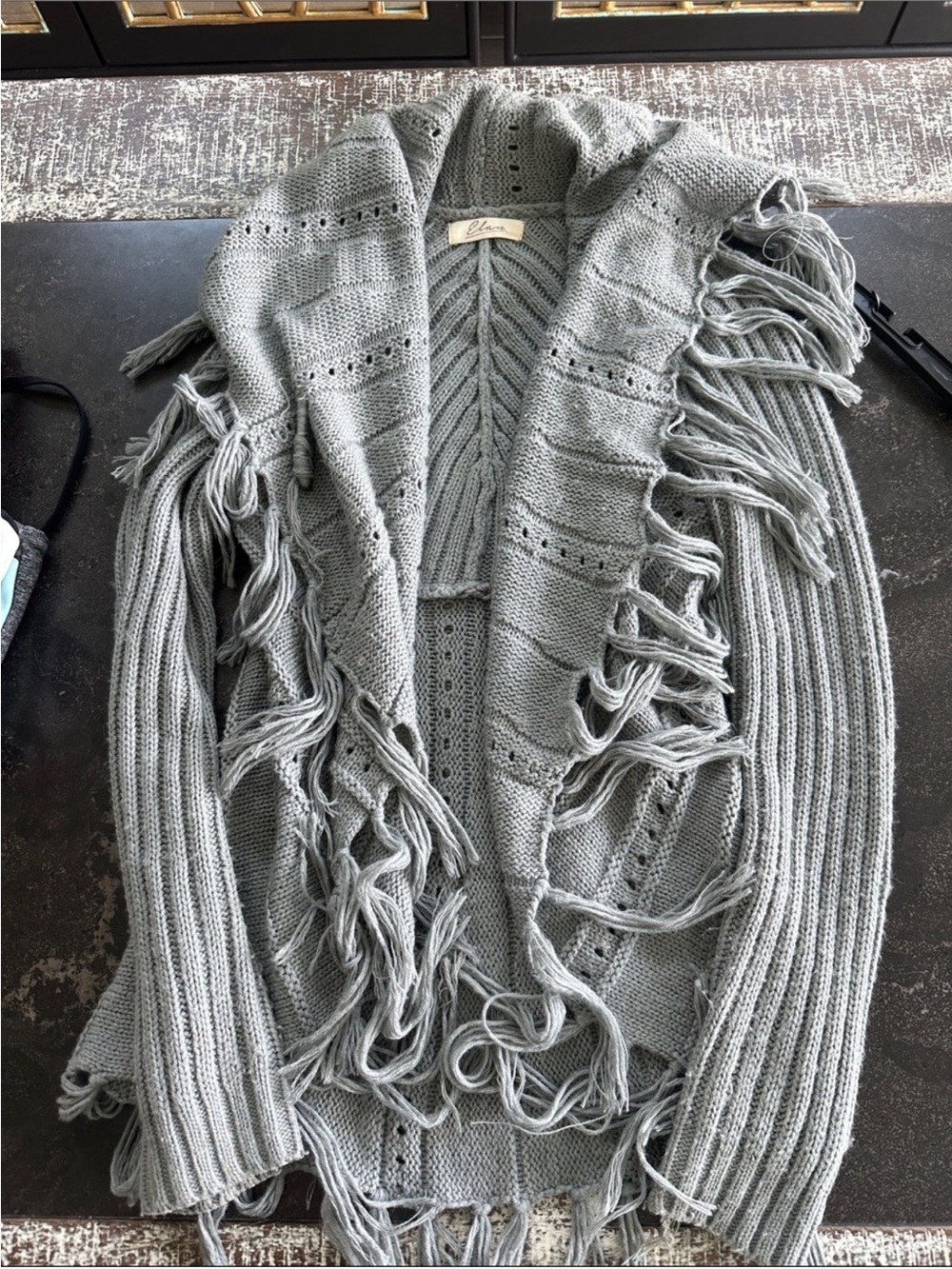 ELAN SHAG SWEATER